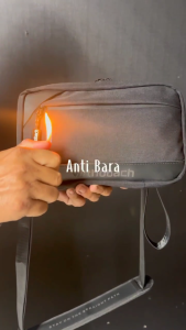 Thobach - Tas Selempang Pria Sling Bag michigan Waterproof & Fire Resist Clutch Bag Pria Anti Air