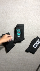 Kaos Kaki Oldschool Motif Skate Merk Panjang Premium - Hosela Project