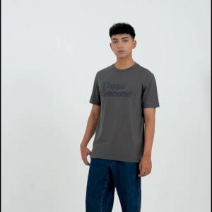 3Second Kaos Pria Lengan Pendek Katun Ultra Absorb Menyerap T Shirt Short Sleeve Baju Atasan OL-C550723