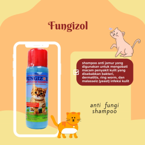 FUNGIZOL ANTI FUNGI SHAMPOO ANTI JAMUR KUCING 125ML