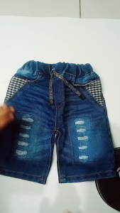 Celana Jeans Anak 2-10 Tahun | Celana Anak Laki-laki Jeans Pendek Sobek Premium | Khakha Store