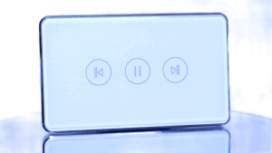 Công tắc điều khiển cửa cuốn thông minh wifi cao cấp bo viền nhôm màu