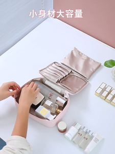 HOVELSHOP Cosmetic Bag Make Up Pouch Travel Impor Korean Design Simple Organizer Skincare Waterproof