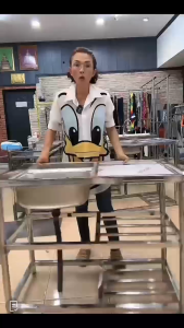 🔥ไม่เป็นสนิม 100%🔥 ซิงค์ล้างจาน สแตนเลส304 ใช้ที่บ้าน ห้องครัว เรียบง่ายพร้อมขาตั้ง อ่างล้างจานล้างผัก เคาน์เตอ แบบออลอินวัน อ่างล้างจาน 1 หลุม สล็อตเดี่ยว ซิ้ล้างจาน ซิงค์ล้างมือ(อ่างล้างมืออ่างล้างผัก ซิงค์ล้างมืออ่างล้างจานมือ ซิ้งล้างจานถูก )