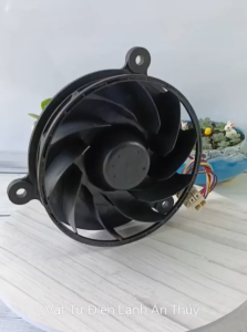 Quạt tủ lạnh AQUA tròn 12V 4 dây kích thước 15cm mẫu lớn (SIZE BY SIZE NIDEC)