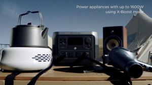EcoFlow RIVER 2 Portable Power Station | Surge 600W | 256Wh (80000mAh) | Fully charged in 60 min Camping Outdoor Emergency Power Supply