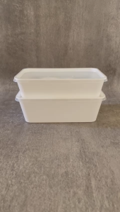 Thinwall Suapi 750ml Putih / Kotak Makan / Food Container isi 25 Pcs