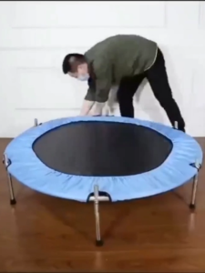 Trampoline Bouncing Fence Weight Round Trampoline Outdoor/Indoor Net Fitness Trampoline for Kids and Adults
