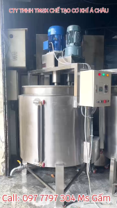 BỒN NHŨ HÓA GIA NHIỆT CÁNH QUÉT - LH: 097 7797 304