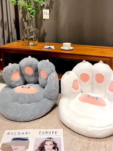 เบาะหนา โซฟาขี้เกียจ ฟูกตีนแมวนุ่มๆน่ารัก พรมปูพื้นอุ้งเท้าหมี