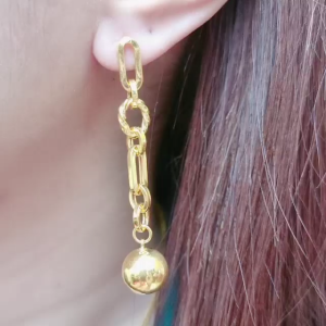 JIN JING SUBANG GANTUNG BALL EMAS 916 TULEN 7.86G