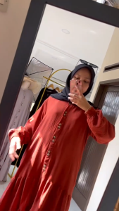 Gamis Dress wanita bahan CRINKLE AIRFLOW model Terbaru Baju wanita muslimah  ZETTAYA maxi 2025