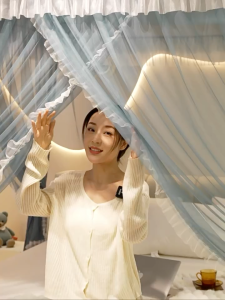 มุ้งกันยุง5ฟุต 6ฟุต 6.6ฟุต มุ้งทรงเหลี่ยม มีผ้าปิดด้านบน มุ้ง สไตล์ยุโรป ผ้ามุ้งพร้อมโครงเสาสแตลเลส กันแมลง กันยุงได้ดี