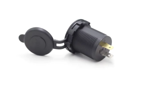 ONEGOL Pengisi Daya Charger Mobil USB Dual Port Type C PD QC 3.0 LED Light 12/24V QT01 - 7CRS9MBK