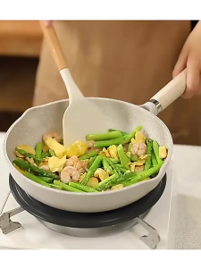 Bộ Dụng Cụ Nấu Ăn Bằng Silicone Cán Gỗ Kitchen Set Cao CấpChất Liệu An Toàn Tuyệt ĐốiChịu Nhiệt Chống Dính-CA666