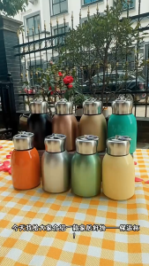 Mug Gelas baja tahan karat Botol Minum Thermos 300ml Mini Tahan Panas dan Dingin Zeyu300 FHLC