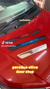 TCS PERODUA ATIVA CAR OEM DOOR SILL PLATE ABS DOOR STEP COLORFULL ACCESSORIES