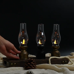 AKIRO MALAYSIA LED Retro Lantern Flameless Candle Light Hari Raya Decoration Light Table Night Vintage Light Candlelight LED Lampu Deko 复古灯 桌灯
