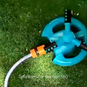 JULO - Round Sprinkler Air Taman 360 Derajat Full Set Alat Siram Semprotan Kebun Irigasi Sistem Irigasi - Sprinkler Air Taman 3 Head 360 Derajat Full Set