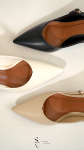 Sepasang Collection Ava Mules Heels Wanita 7 Cm