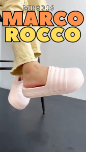 รองเท้าแตะ Marco Rocco รองเท้าแตะลายแถบ เสริมส้นสูง 4 CM. พื้นหนา ยาง EVA สำหรับผู้ชายและผู้หญิง รุ่น MR8016 กันน้ำ