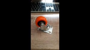 Roda Troli Troly PVC Caster Orange 2 Inch 4pcs