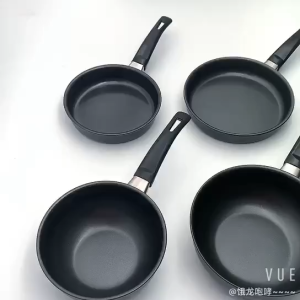 ไม่ติดกระทะ กระทะไม่ติด กระทะทอดไข่ดาว ขนาด ไม่ติดกระทะ หม้อหุงบะหมี่กึ่งสำเร็จรูปสไตล์เกาหลีที่ใช้ในครัวเรือนเหมาะสำหรับเตาประเภทต่างๆ B00023