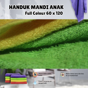 Handuk Mandi Anak Algonas Full Colour 60x120