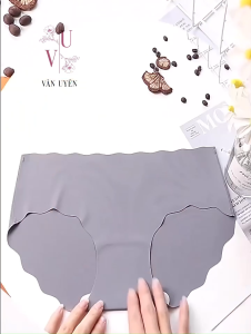 Quần Lót Su Viền Lượn Sóng Thiết kế không đường may tạo cảm giác thoải mái đáy quần ép 2 lớp kháng khuẩn