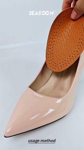 Pu leather Forefoot Pad Insoles Non-slip Foot Pain Relief Care of Cushions Shoe Pad Inserts 1Pair