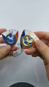 【Shipping From Manila】1.6 Inches Waterproof Design Mobile Phone Eagles Emblem Car Sticker Metal 3D Anti Rust The Fraternal Order Of Eagles Badge Small Size CAR09+01L