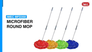 301-2076-com-1 Microfiber Dolly Round Mop with Aluminium Handle Looped-End IMEC MFD350