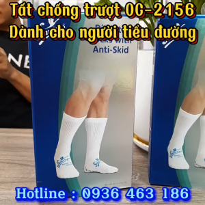Tất Dành Cho Người Tiểu Đường Flamingo có chống trượt OC-2156- Vớ y khoa dành cho người tiểu đường Flamingo