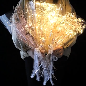 Plastik buket bunga Single Flower Rose KB6049