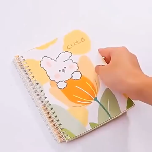 A5 Cartoon Coil notebook set 10 pcs for high school Spiral Landscape aesthetic notepad Student Office School Supplies Wholesale A5 Cute
