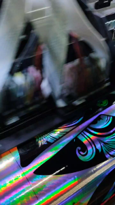 Striping Fazio-Stiker Hologram Decal Motor Fazio Skull