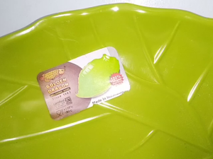 Piring Daun Anggur Melamine 100% Asli 10\" P3310 / Golden Dragon / melamine