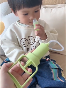 Hand Pulled Baby Nasal Aspirator Detachable Silicone Nose Cleaner Reusable Newborn Nose Wash Tool