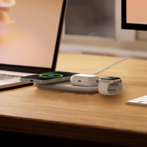 Belkin WIZ022qc BoostCharge Pro 3in1 Magetic Wireless Charging Pad with Qi2 15W (iphoneqi2 devicesapple watchairpods)