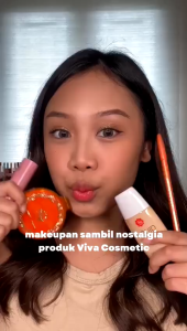 Viva Compact Powder (tersedia 3 varian warna) Bedak Orange Viva
