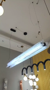 Đèn Thả Trần Thủy Tinh Ý Tối Giản Ánh Sáng Hiện Đại Sang Trọng Đơn Giản Decor Nhà Hàng Quầy Bar