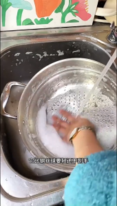 Double-sided Layer Silver Wire Kitchen Cleaning Dish wash Cloth 20cm x20cm