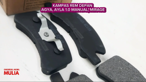 BRAKE PAD - KAMPAS REM DEPAN AGYA AYLA 1.0 MANUAL / MIRAGE 04465-BZ110
