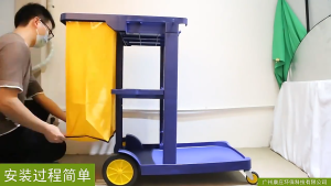 Hotel Cleaning Trolley Cart: A Multi-Purpose, Heavy-Duty Janitorial Solution
