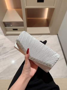 NUCTUR Lấp lánh Túi buổi tối Dây chuyền Ví cầm tay kim sa Thời trang Túi xách dự tiệc Nữ