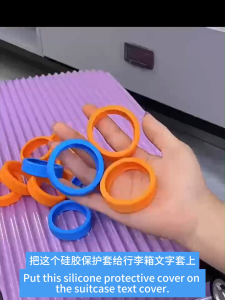 Suitcase Wheel Protective Cover Silicone Protective Cover Silent Wear-resistant and Anti-dirty Chair Leg Protective Cover