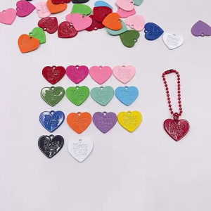 Túi 3 charm móc khoá hình trái tim nhiều màu sắc dễ thương | Xiao Xings Yarn