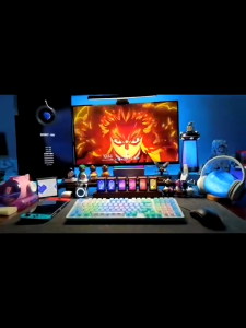 Monitor PC Monitor 24 inch monitor Panel IPS Gaming Monitor 1M/S Kecepatan Refresh Tinggi HDMI/VGA