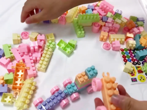 Ivorybaby Mainan Block Susun Isi 108Pcs Mainan Edukasi Building Block Anak