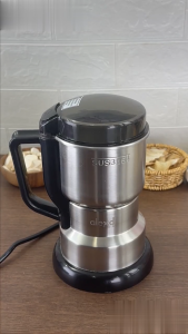 Alex【400W 65000rpm】 440C stainless steel coffee grinder electric coffee machine with grinder electric spice grinder machine Kitchen Cereal Nut Bean Spices Grain Grinding Machine Multifunction Home Coffe Grinder Machine 磨粉机 研磨机